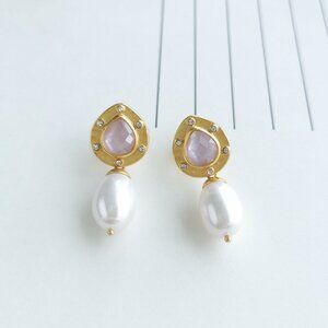 Julie Vos Clementine Drop Earrings